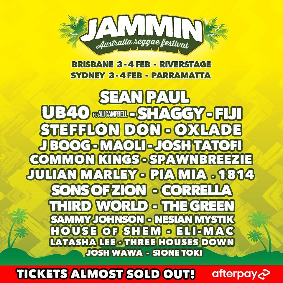 Reggae Rhythms Down Under: JAMMIN AUSTRALIA 2024 Unites Global Talent in Brisbane and Sydney, February 3-4